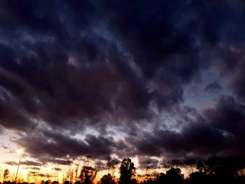 in autumn, at dusk 10/14/18
